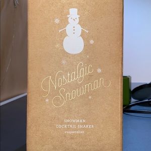 Snowman cocktail shaker
